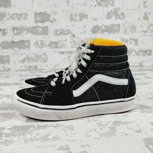Vans Sk8-Hi Lace Up Athletic Black White High Top Sneakers D595